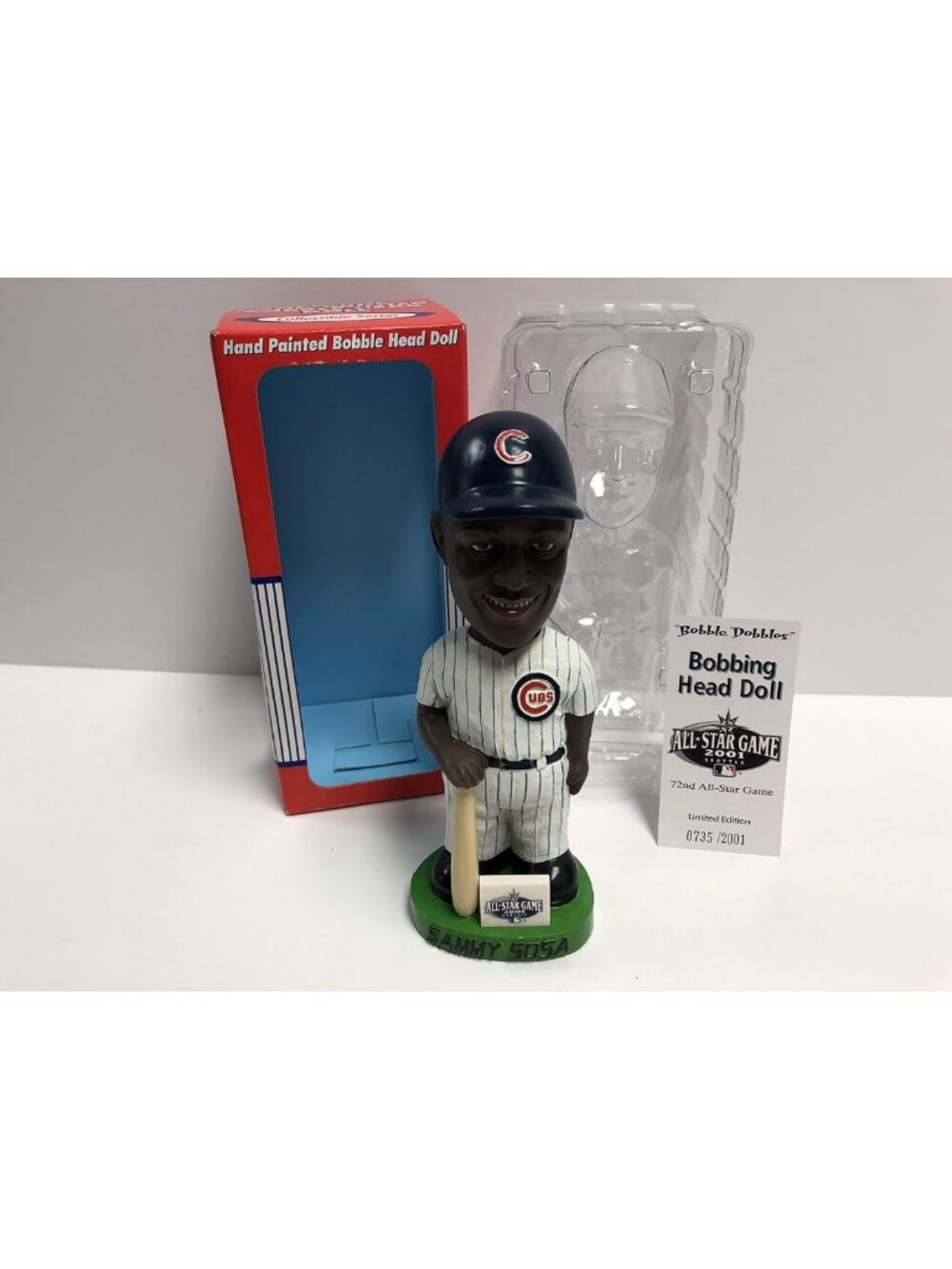Limited Edition 2001 All-Star Chicago Cubs Bobblehead - Collectible Sports